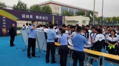 公安榆阳分局崇文路派出所开展校园反恐演练